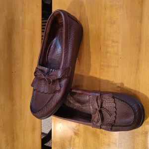 SAS ladies brown size 10.5 slip ons